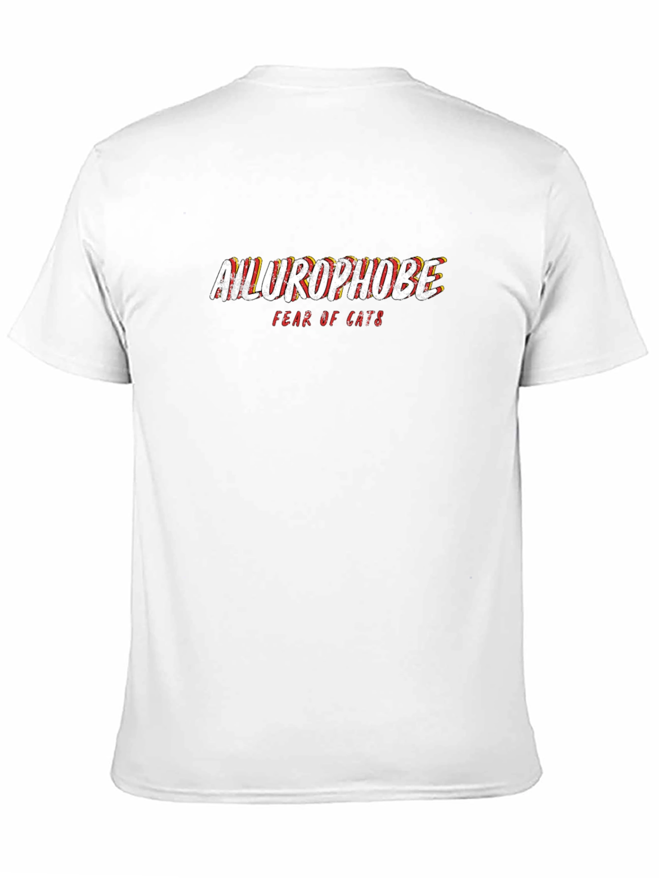 Ailurophobe Fear of Cats Graphic Tee - Black