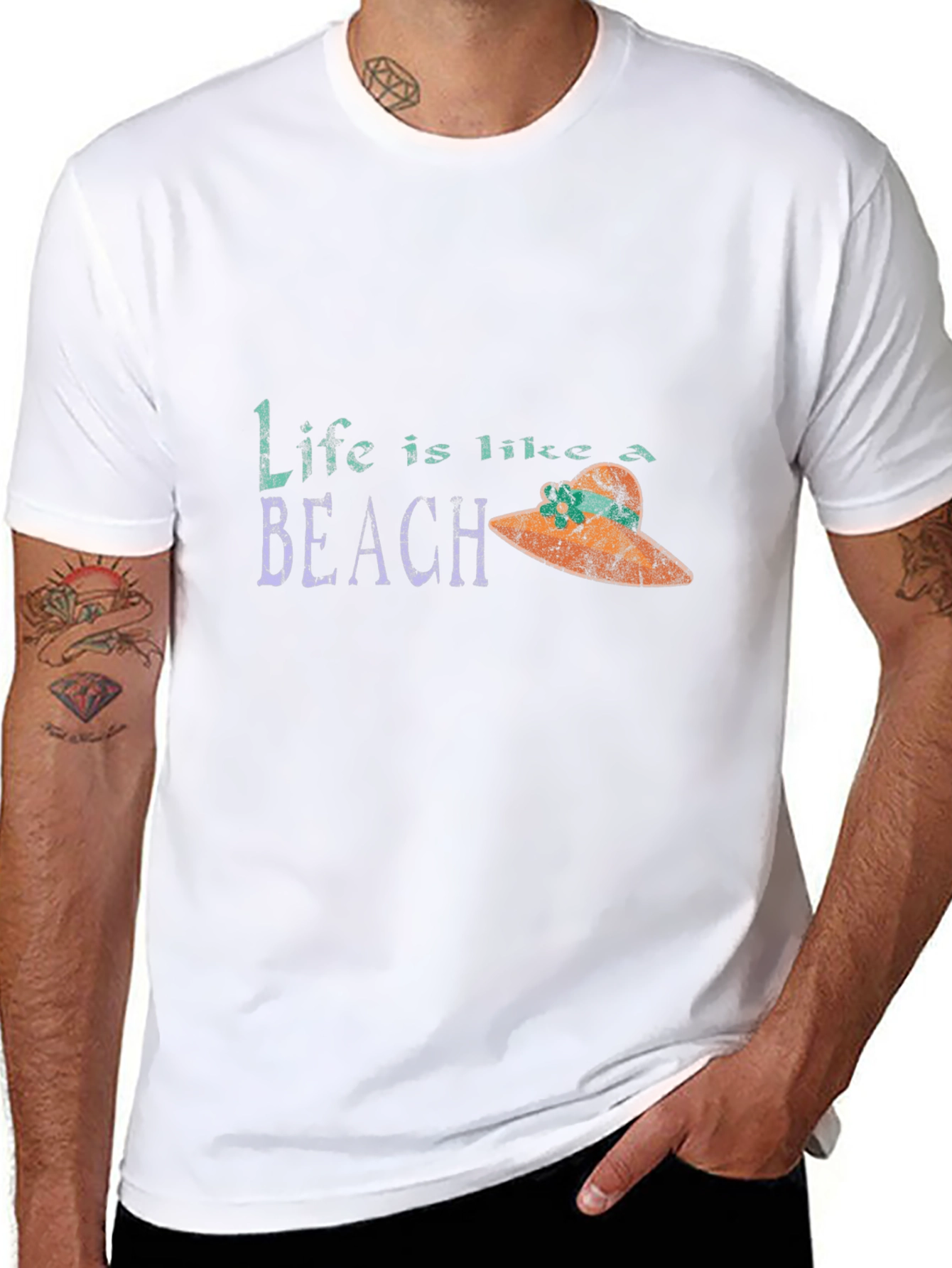 Life is Like a Beach Graphic Tee