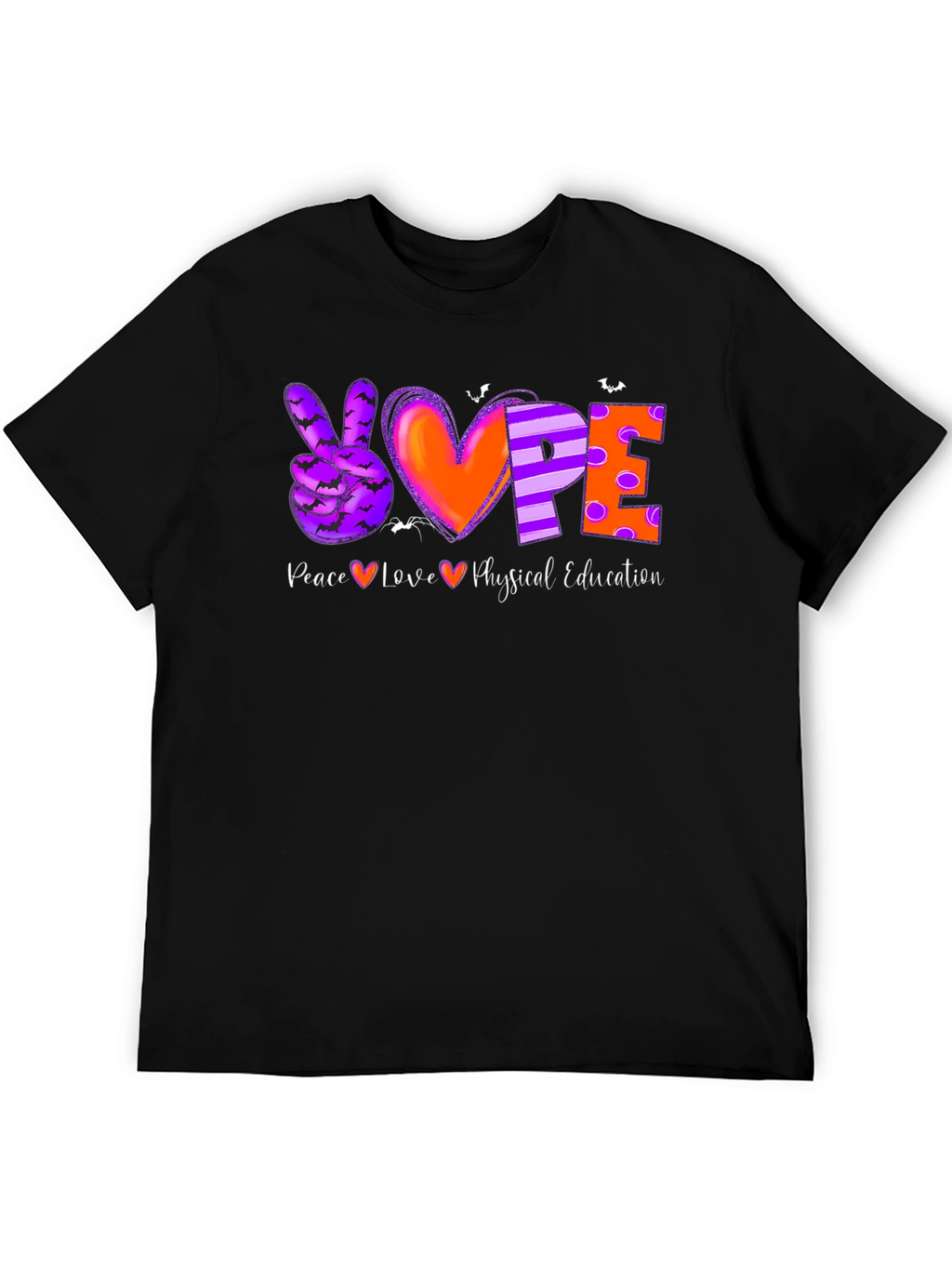 Peace Love Physical Education Halloween T-Shirt