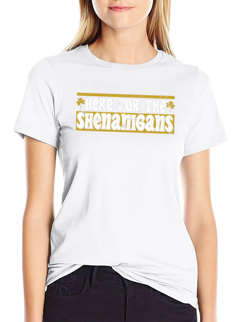 Here for the Shenanigans St. Patricks Day Tee