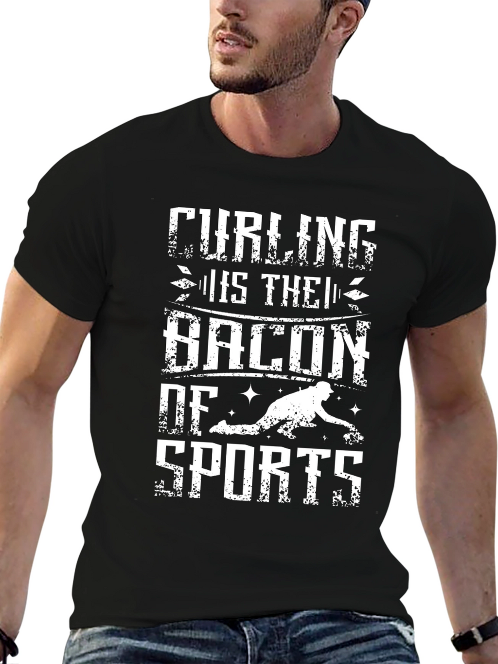 Curling is the Bacon of Sports Graphic T-Shirt