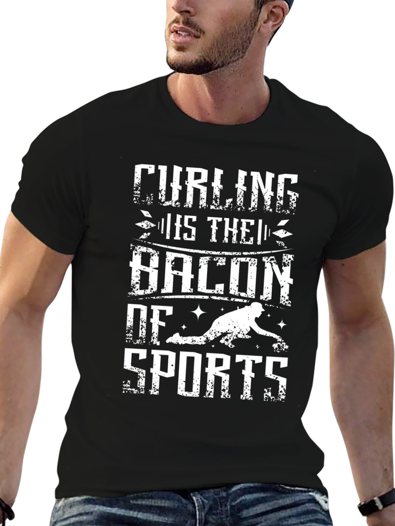 Curling is the Bacon of Sports Graphic T-Shirt