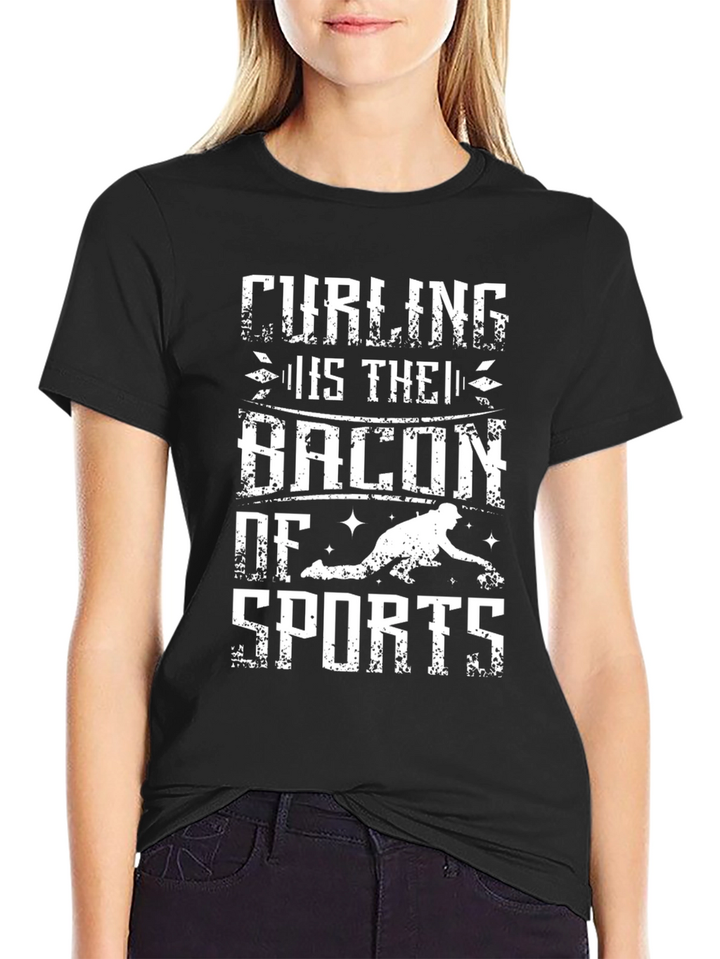 Curling is the Bacon of Sports Graphic T-Shirt