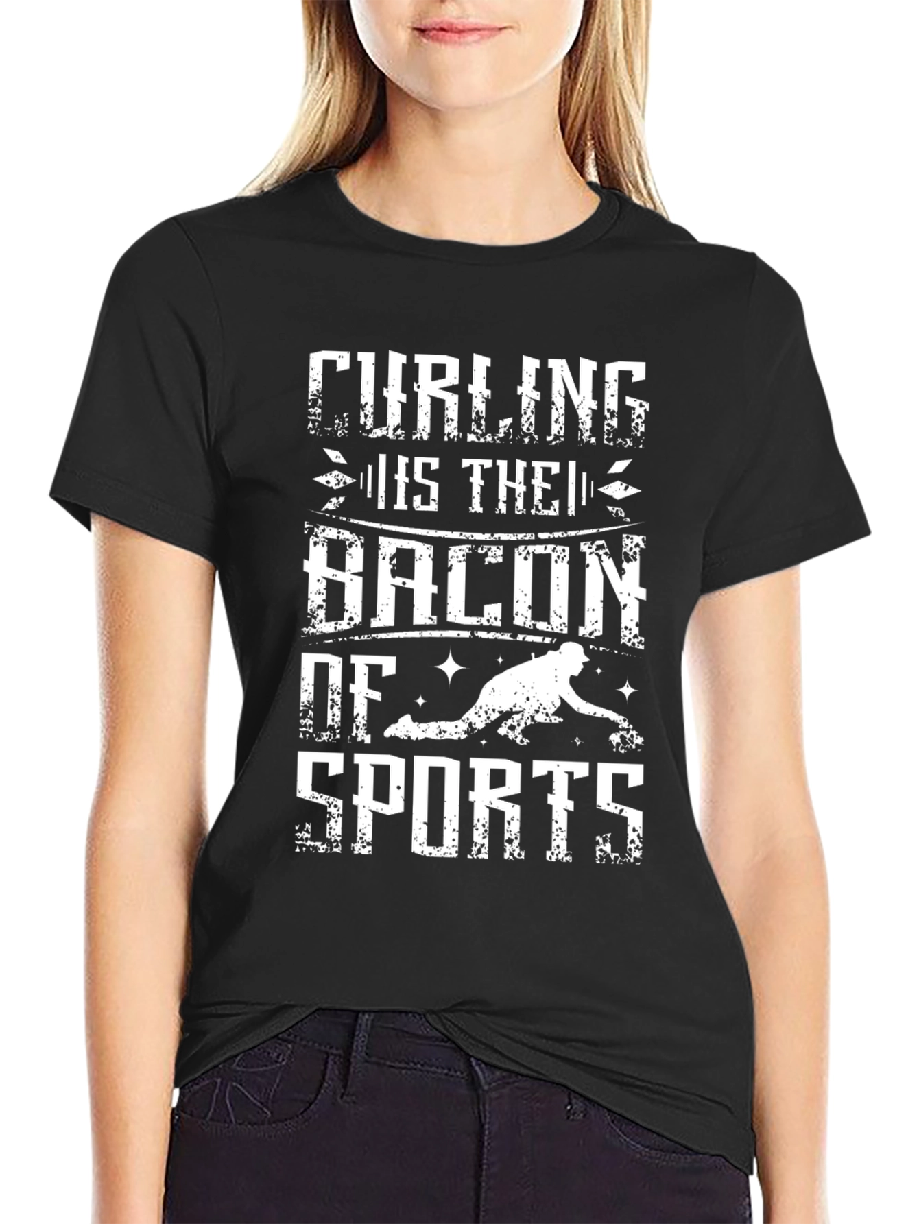 Curling is the Bacon of Sports Graphic T-Shirt