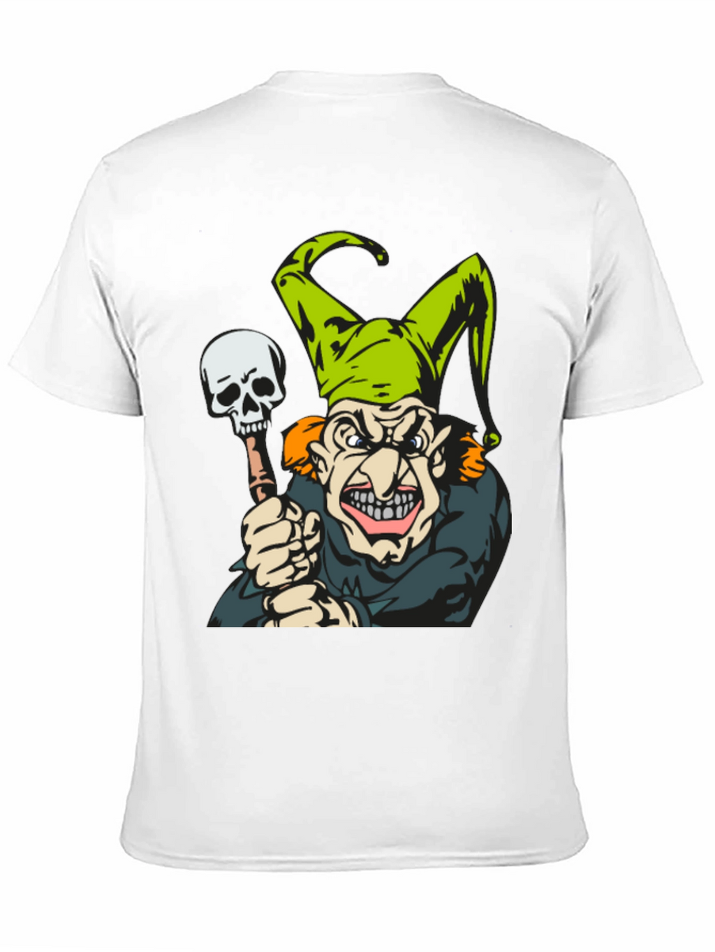 Jester Skull T-Shirt - Mens Black Graphic Tee