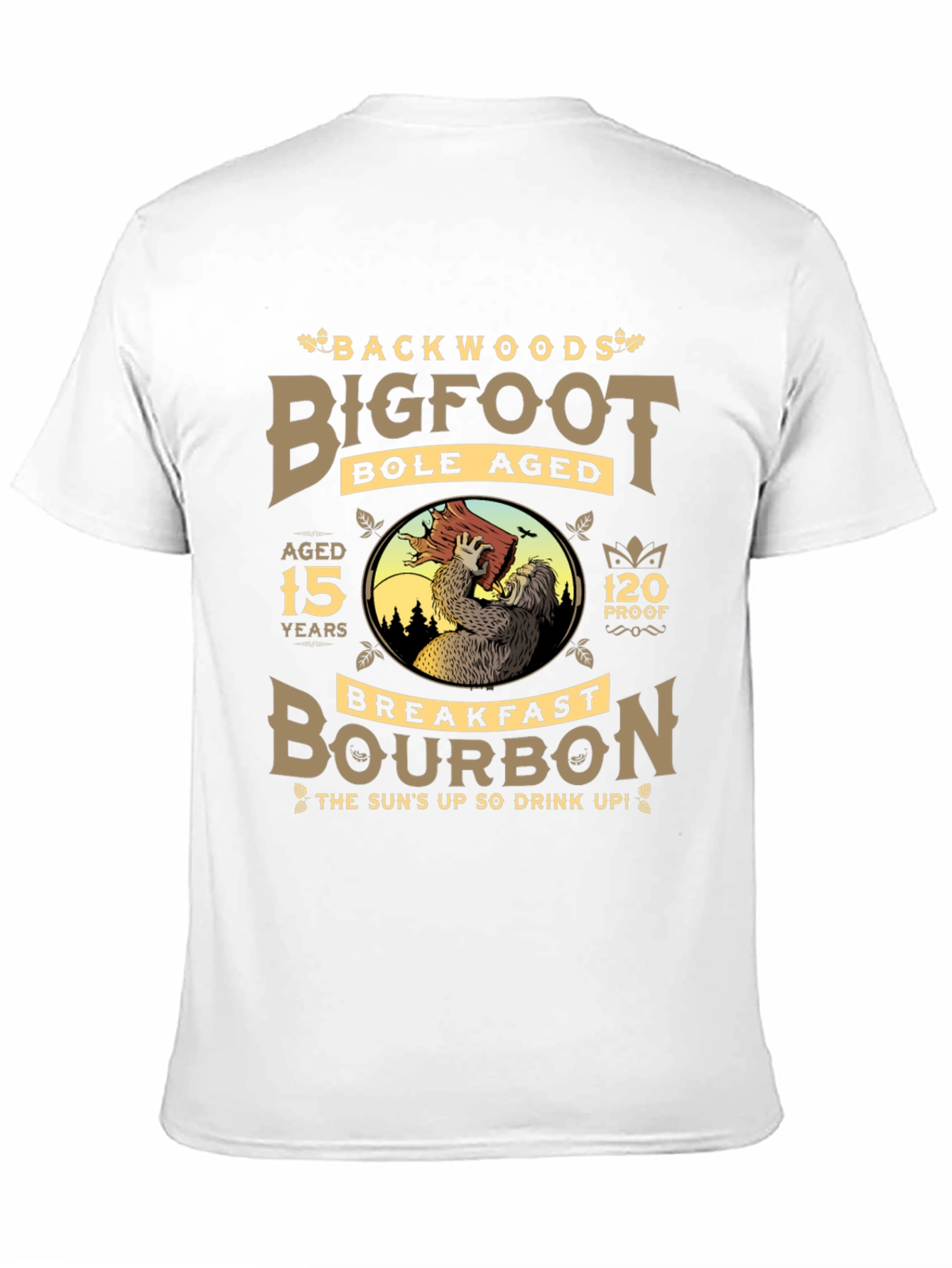 Backwoods Bigfoot Bourbon Black T-Shirt
