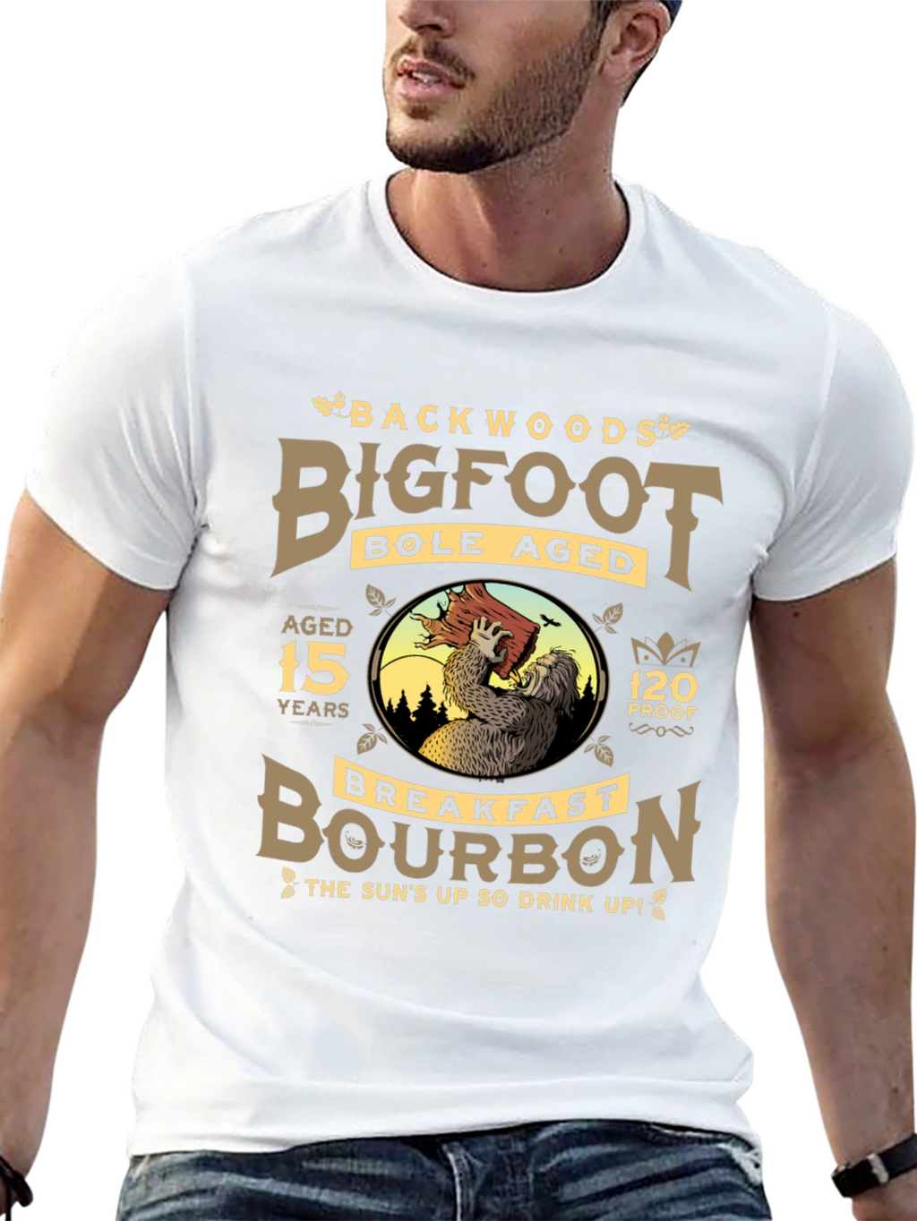 Backwoods Bigfoot Bourbon Black T-Shirt