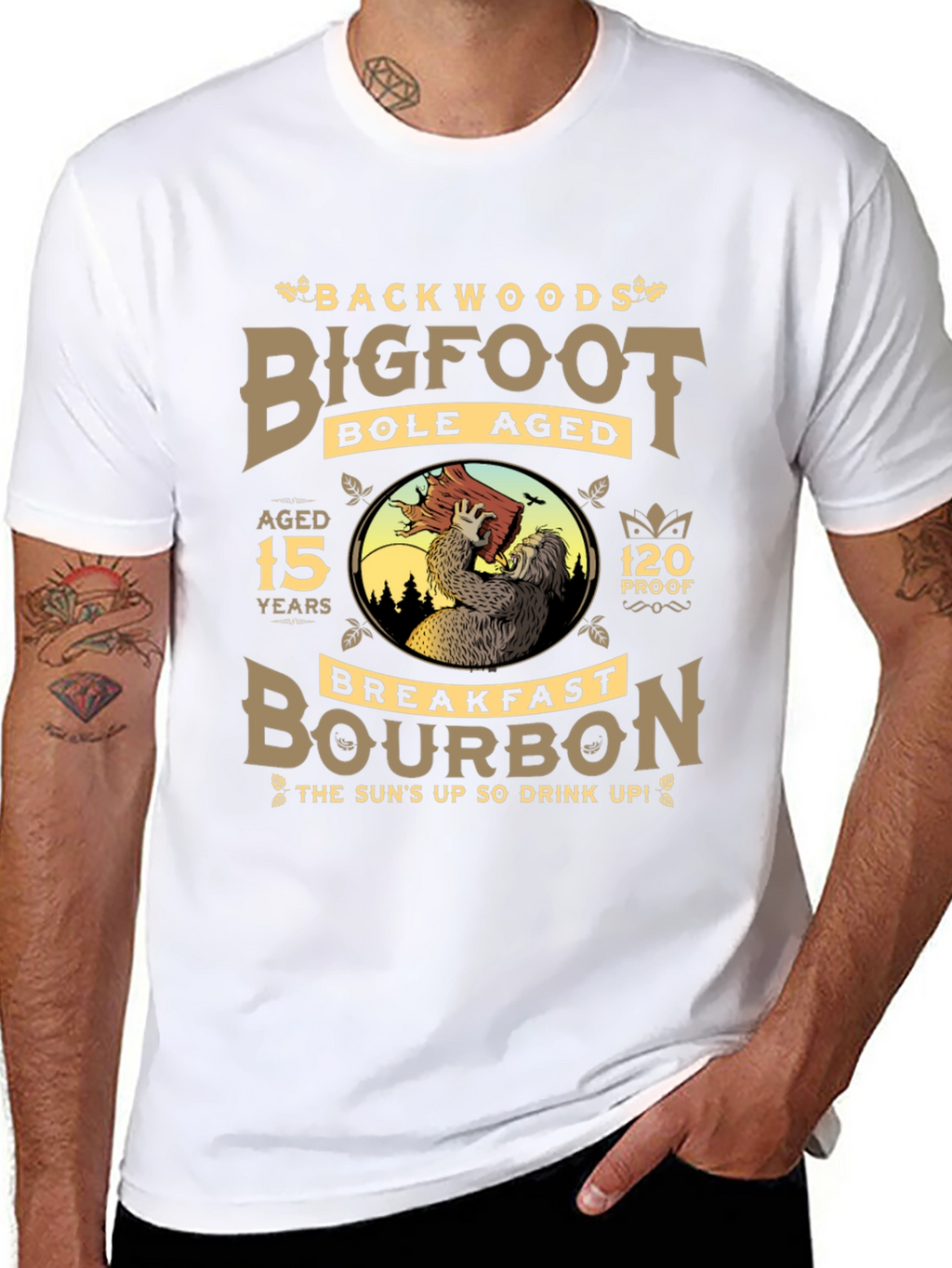Backwoods Bigfoot Bourbon Black T-Shirt