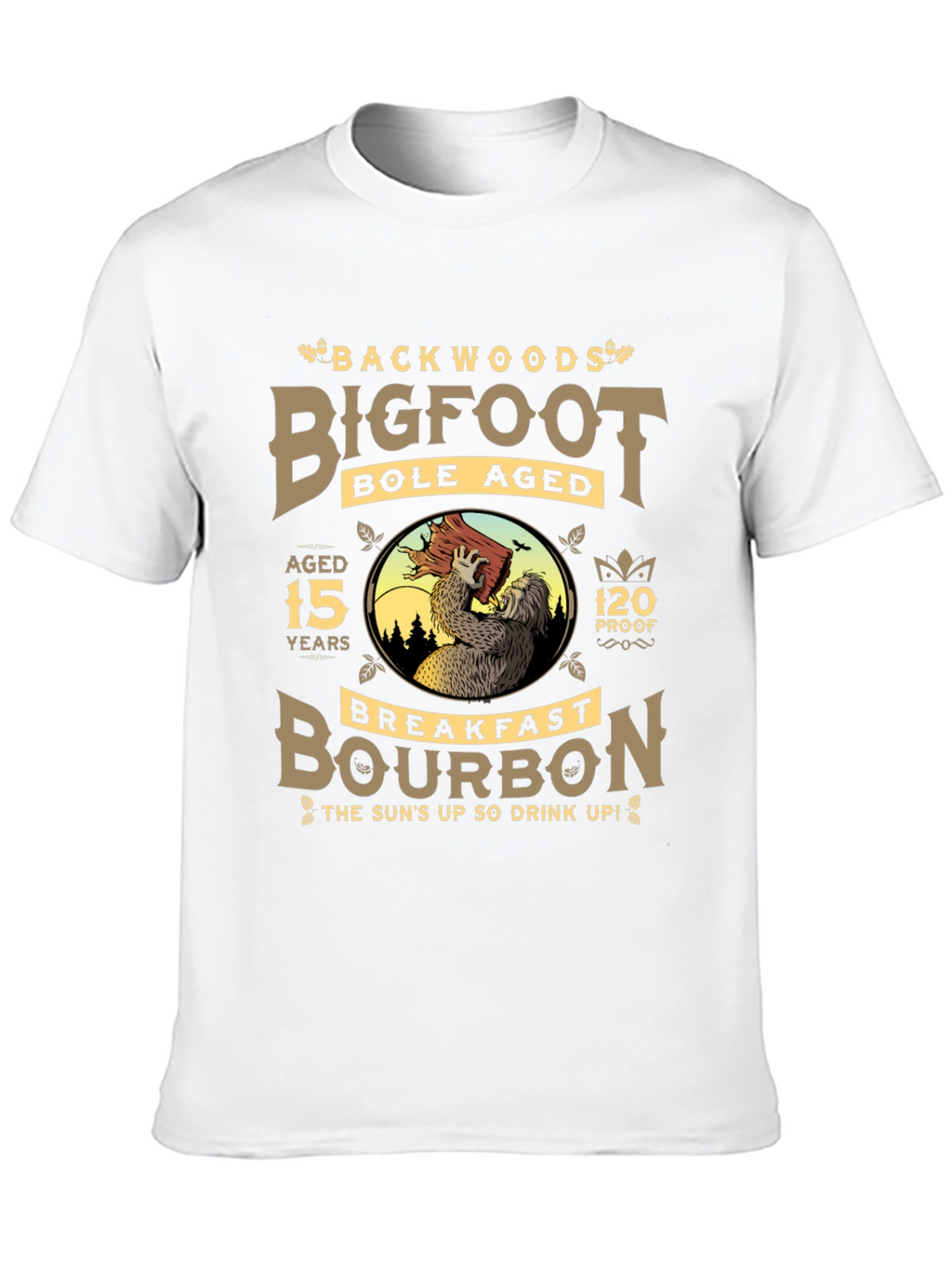 Backwoods Bigfoot Bourbon Black T-Shirt