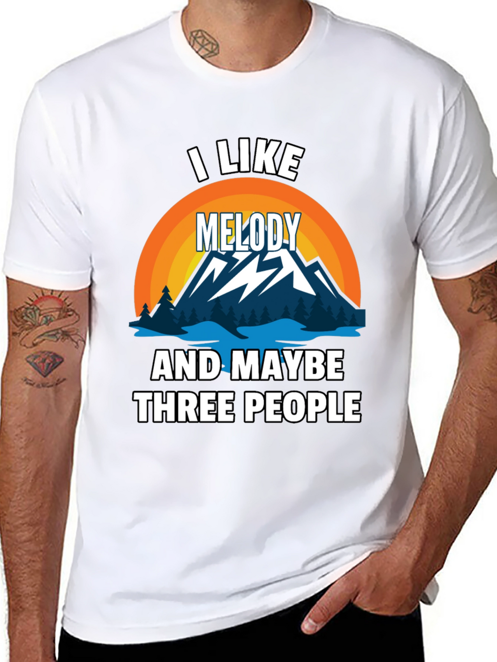 I Like Melody & Maybe 3 People T-Shirt