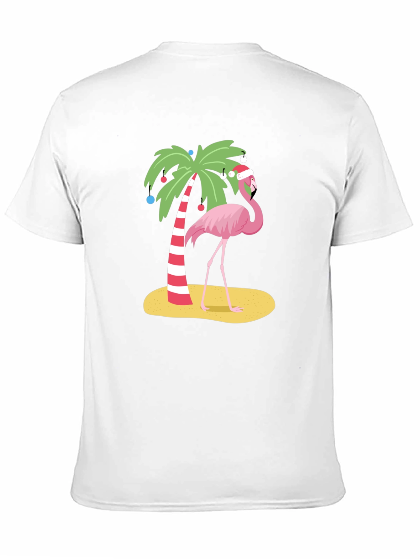 Festive Flamingo Tee - Christmas Holiday Apparel