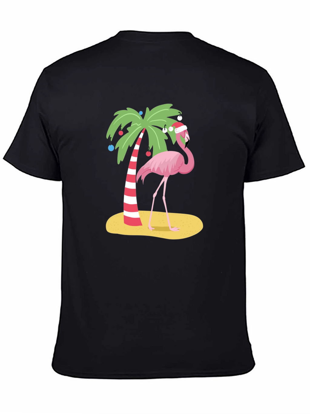 Festive Flamingo Tee - Christmas Holiday Apparel