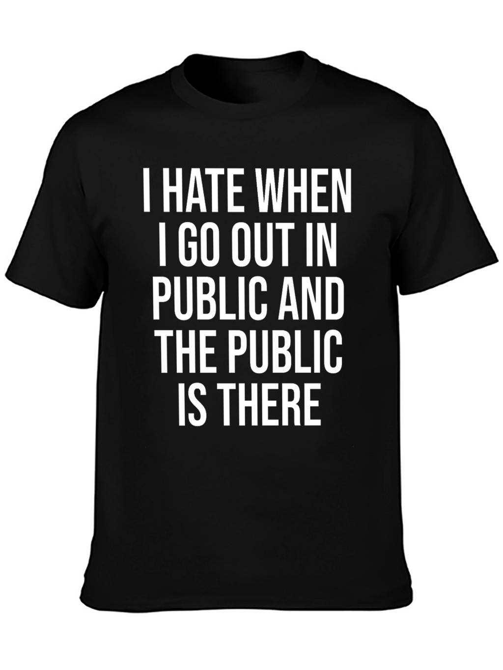 I Hate When the Public is There T-Shirt