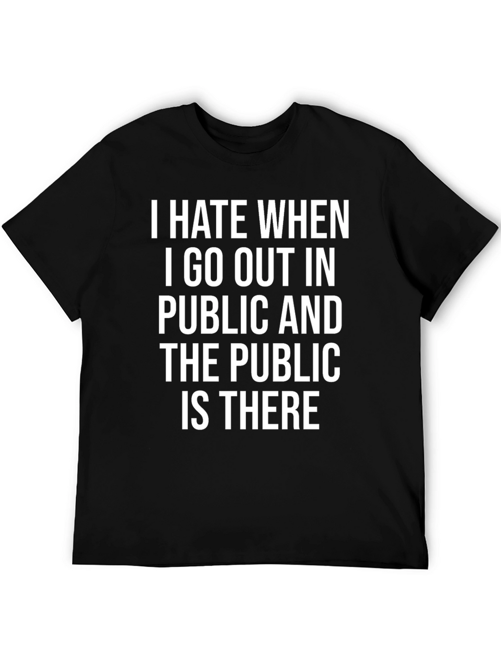 I Hate When the Public is There T-Shirt