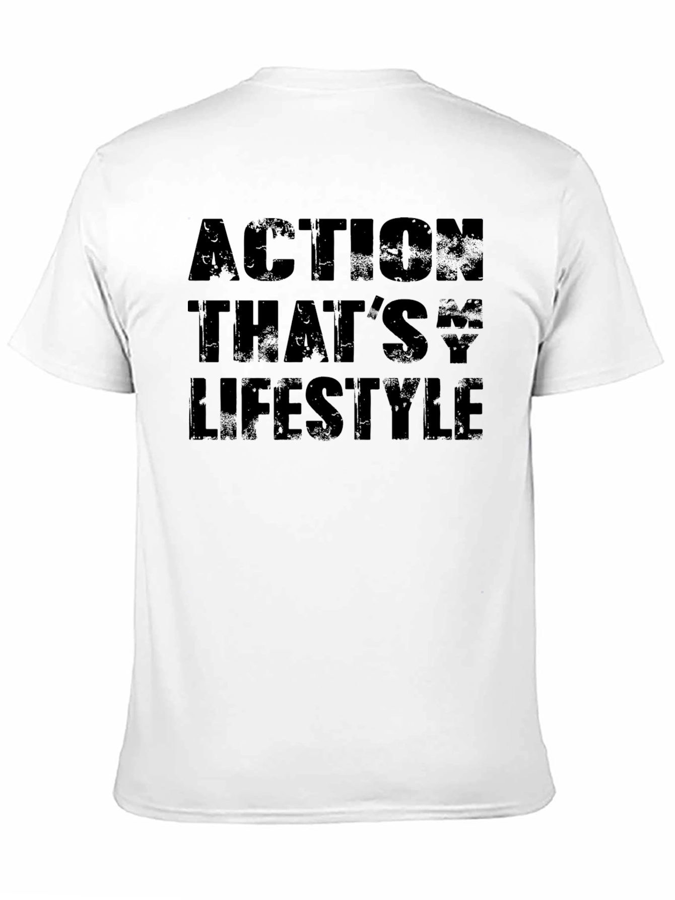 Action Lifestyle Black Graphic Tee