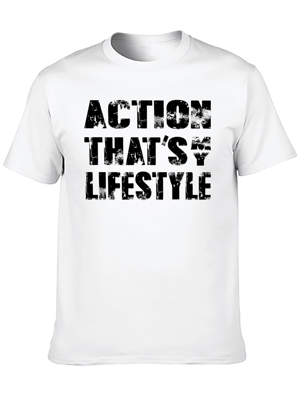Action Lifestyle Black Graphic Tee