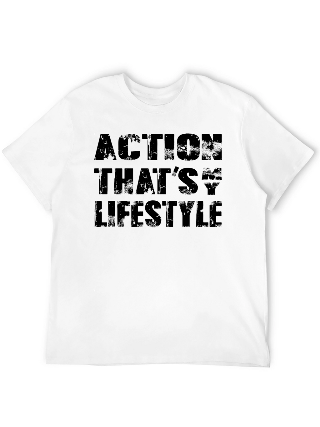 Action Lifestyle Black Graphic Tee