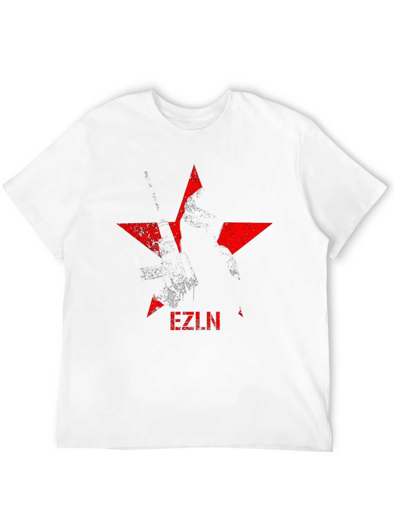 EZLN Graphic Tee - Red Star Black T-Shirt