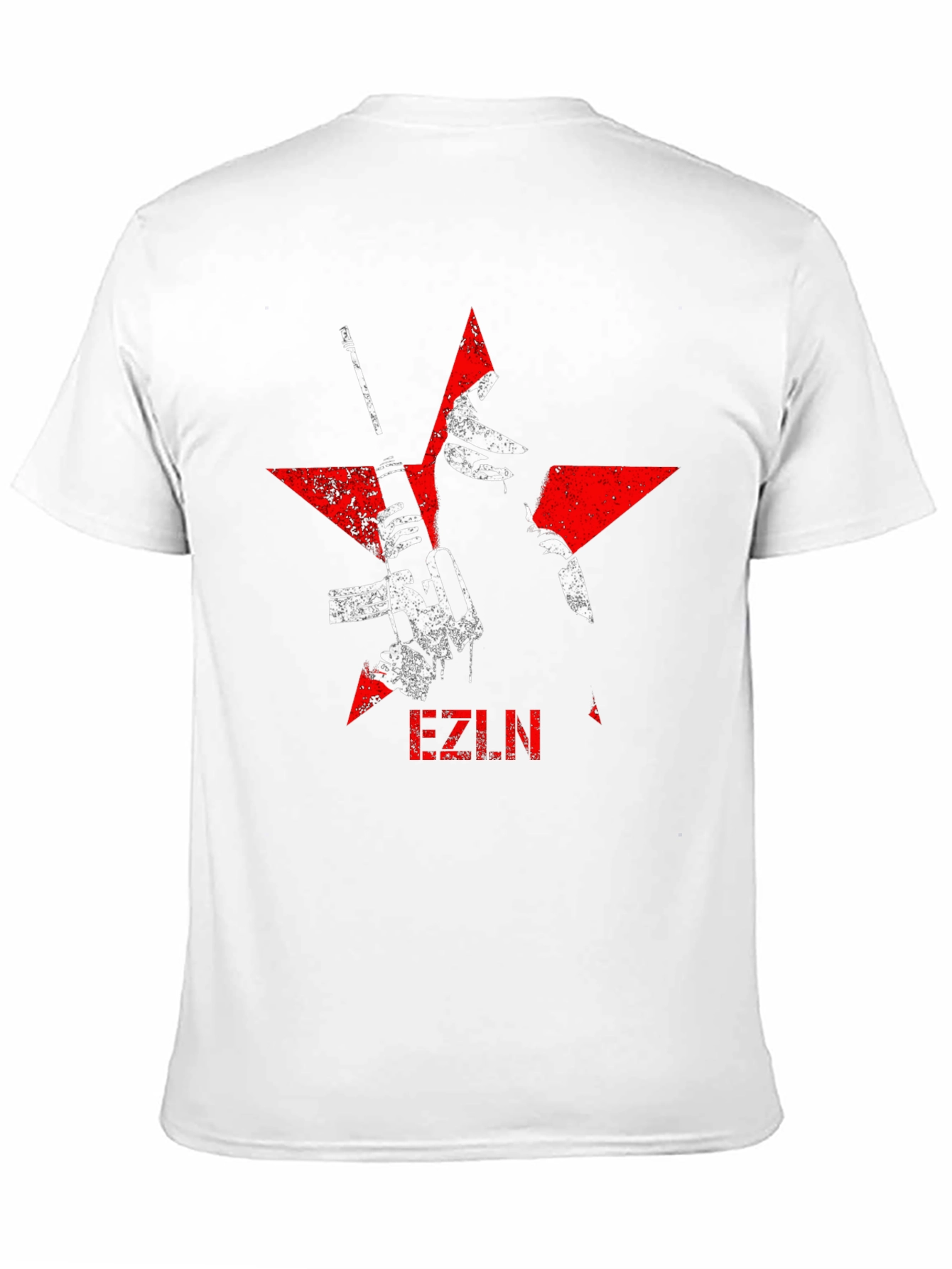 EZLN Graphic Tee - Red Star Black T-Shirt