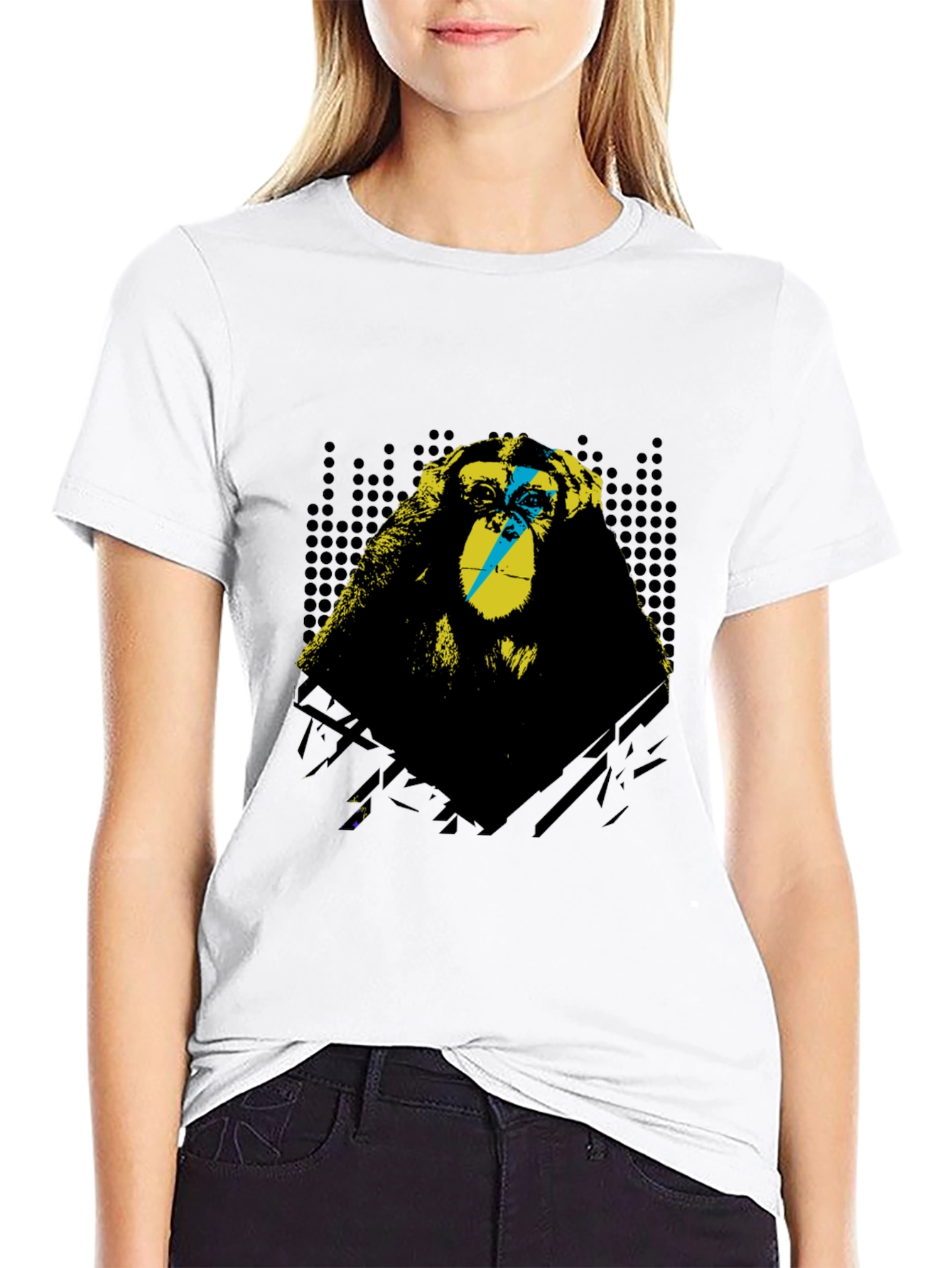 Monkey Graphic T-Shirt - Hear No Evil Design