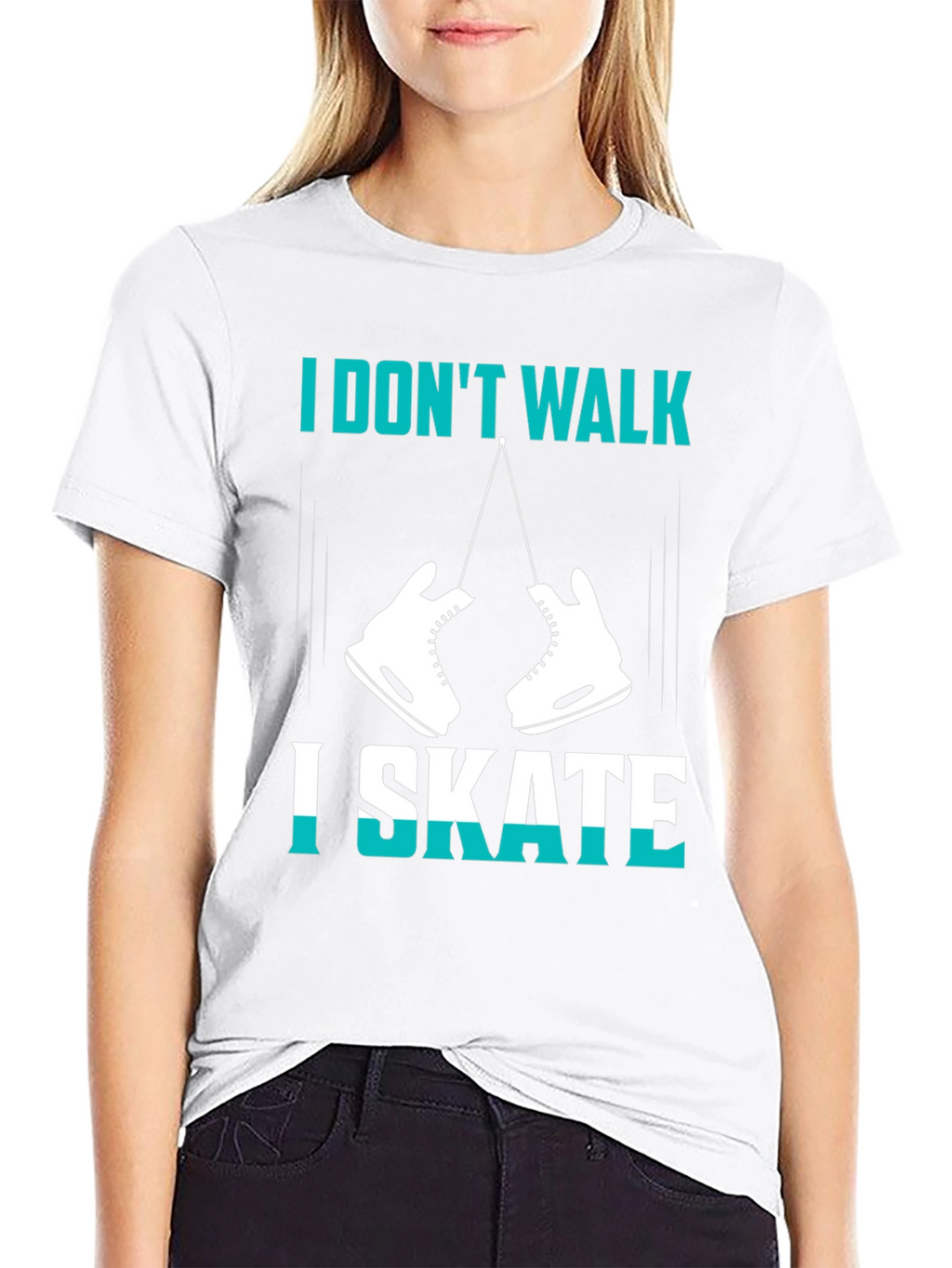 I Dont Walk I Skate Graphic T-Shirt