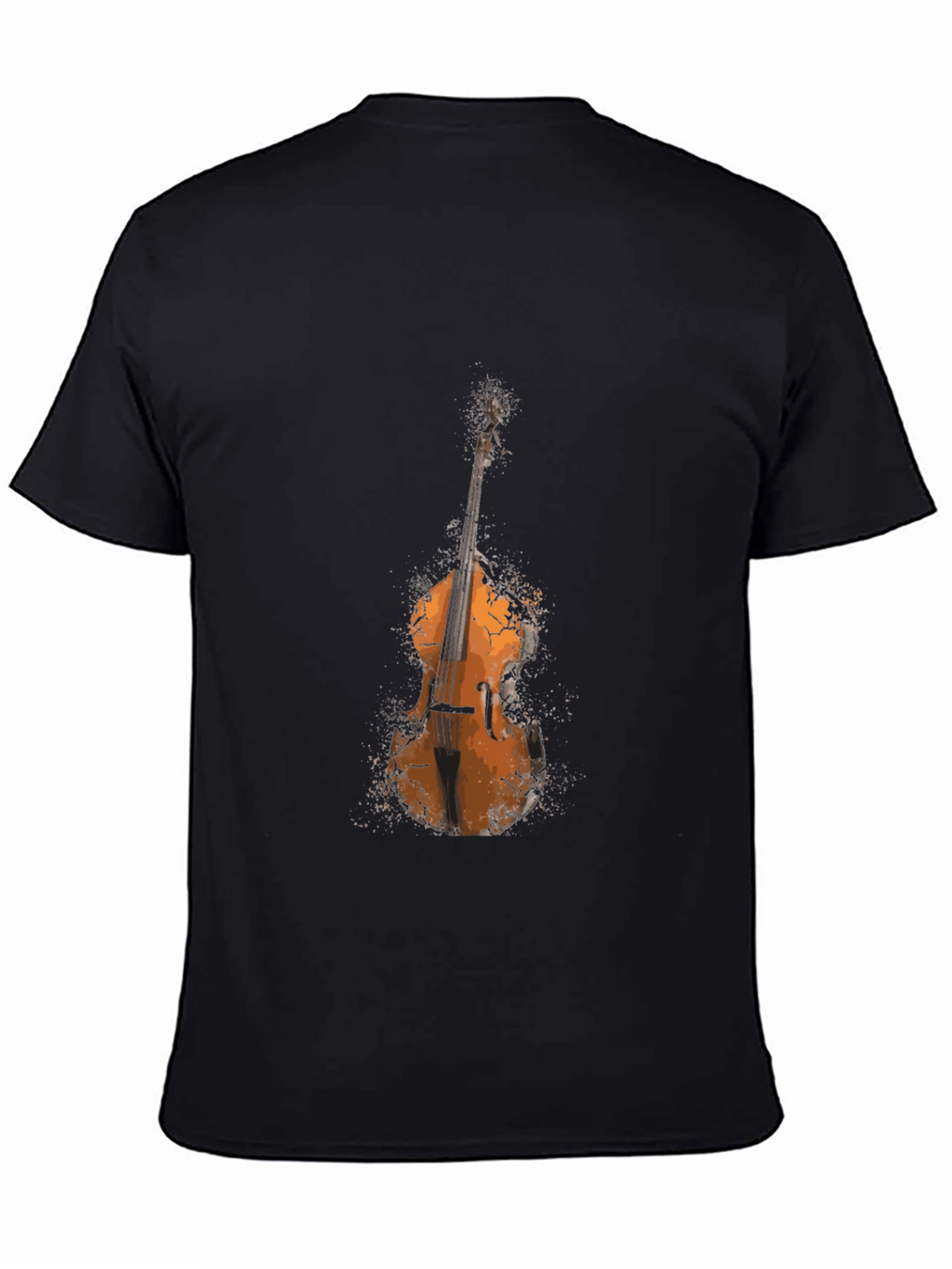 Cool Upright Bass Graphic Tee - Musicians T-Shirt
