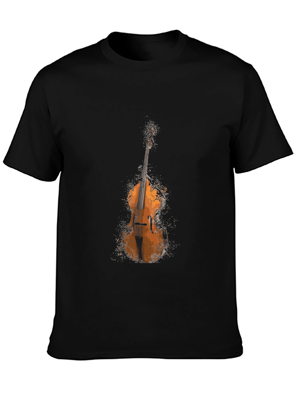 Cool Upright Bass Graphic Tee - Musicians T-Shirt