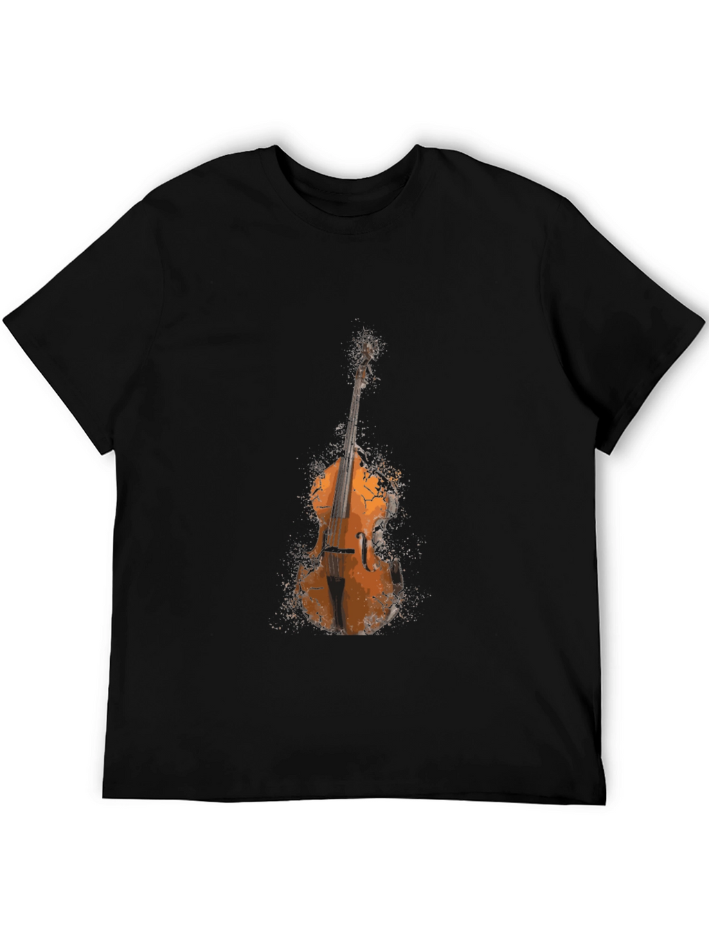 Cool Upright Bass Graphic Tee - Musicians T-Shirt