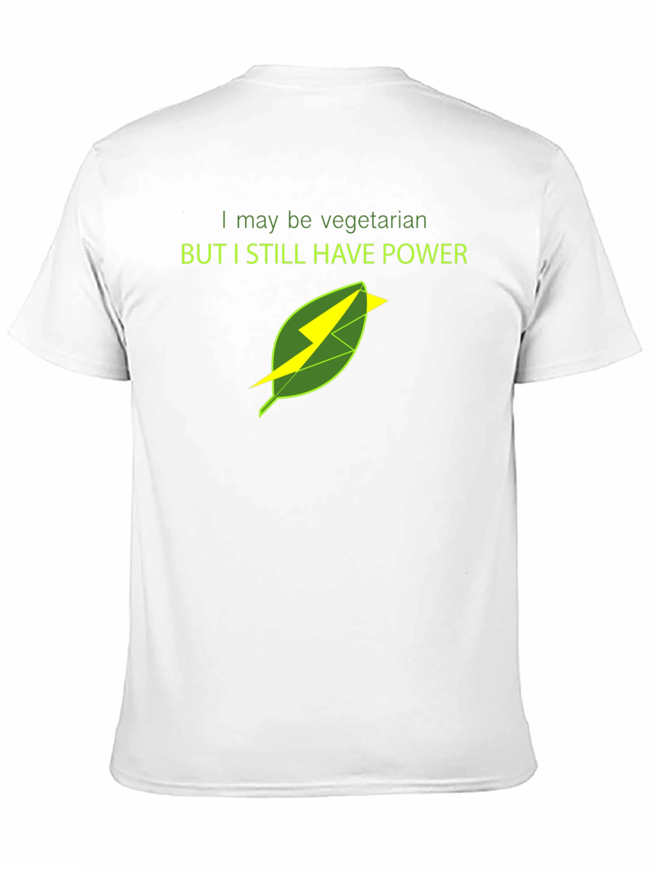 Vegetarian Power T-Shirt - Bold Graphic Tee