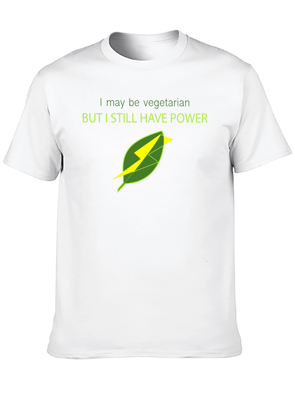 Vegetarian Power T-Shirt - Bold Graphic Tee