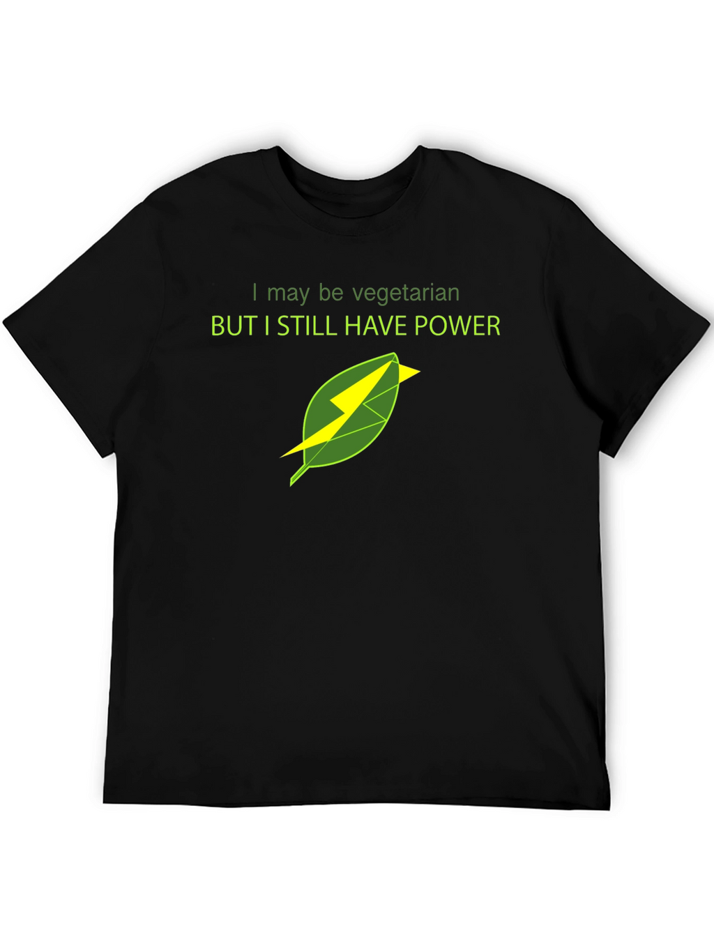 Vegetarian Power T-Shirt - Bold Graphic Tee