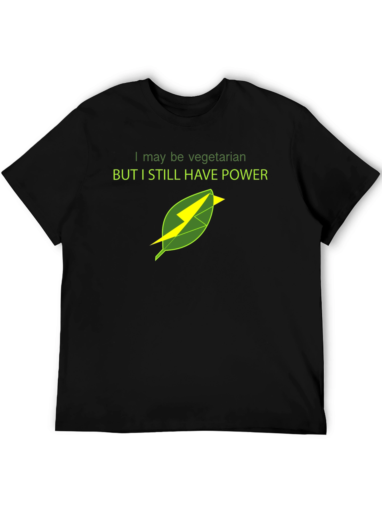 Vegetarian Power T-Shirt - Bold Graphic Tee