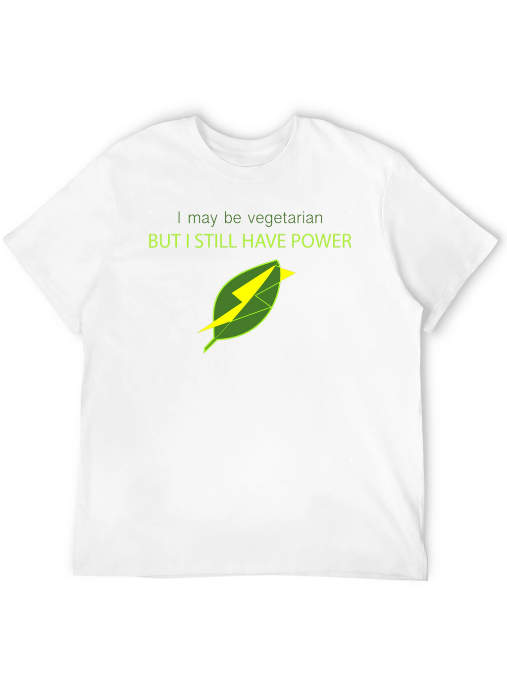 Vegetarian Power T-Shirt - Bold Graphic Tee