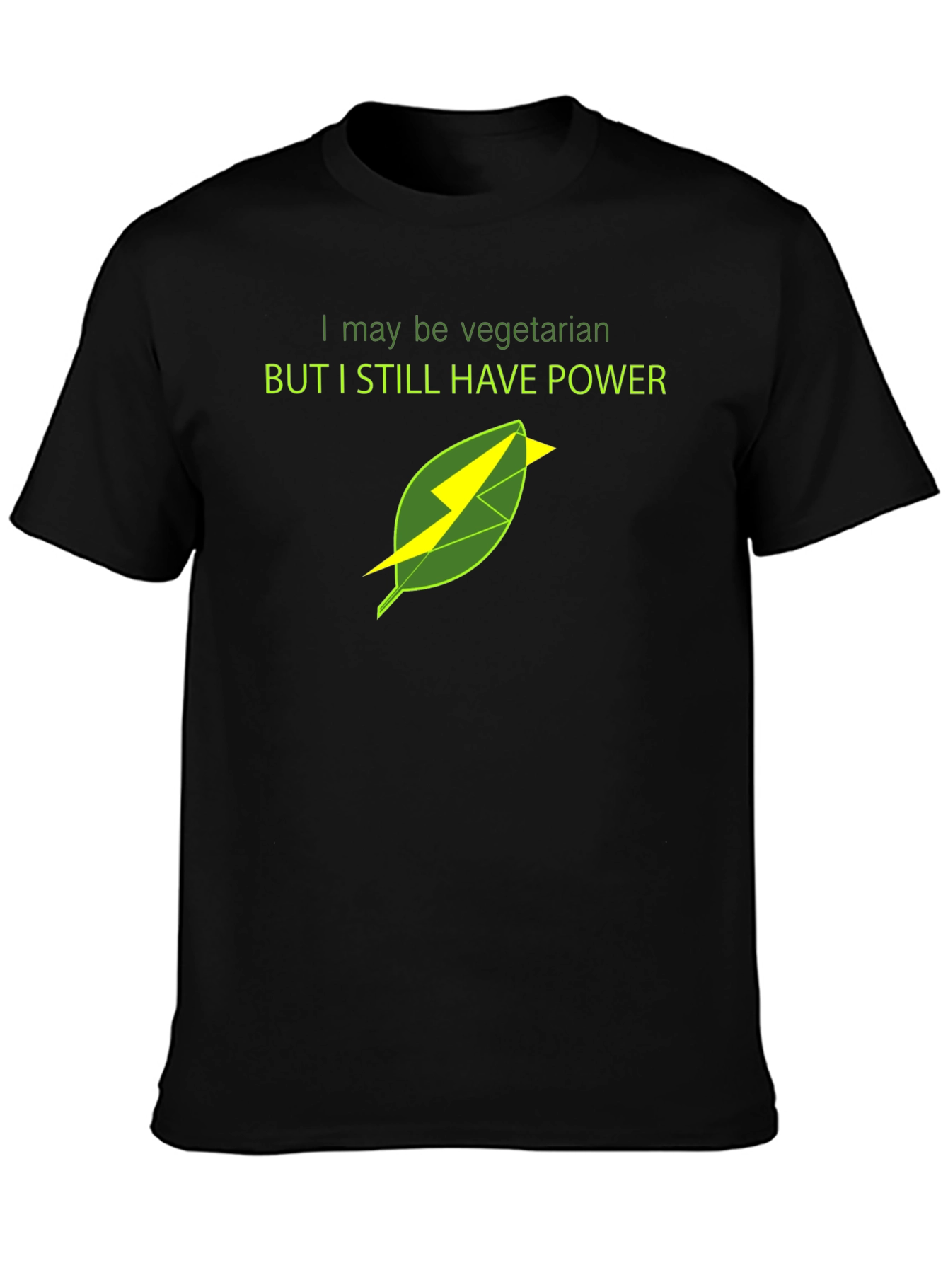 Vegetarian Power T-Shirt - Bold Graphic Tee