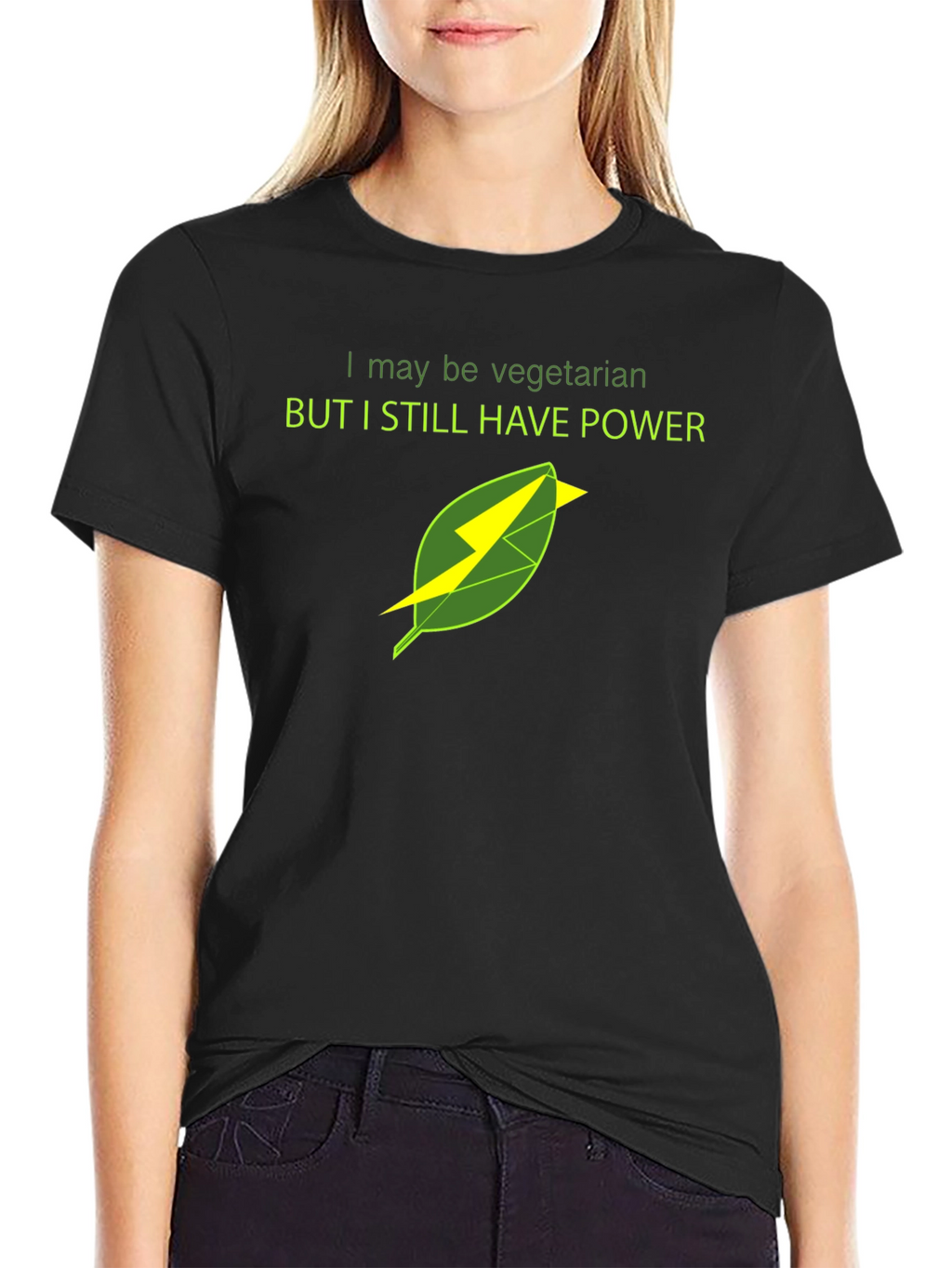 Vegetarian Power T-Shirt - Bold Graphic Tee
