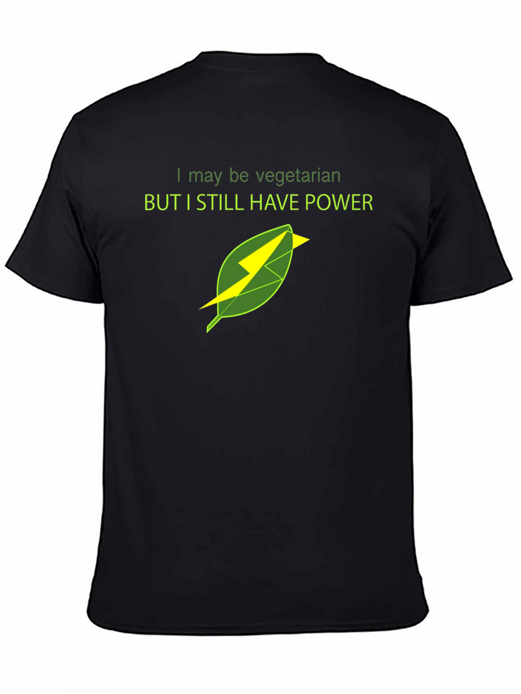 Vegetarian Power T-Shirt - Bold Graphic Tee