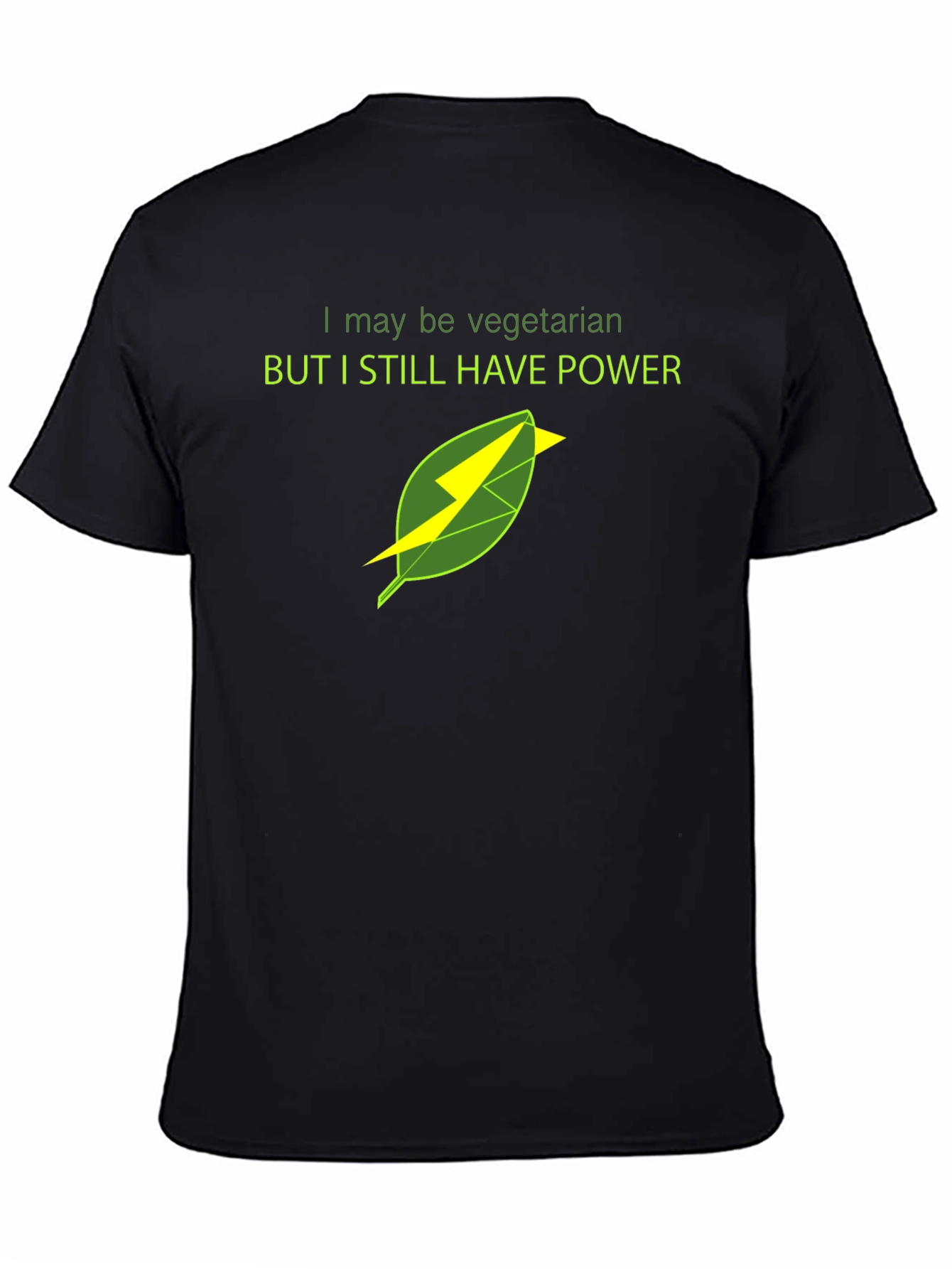 Vegetarian Power T-Shirt - Bold Graphic Tee