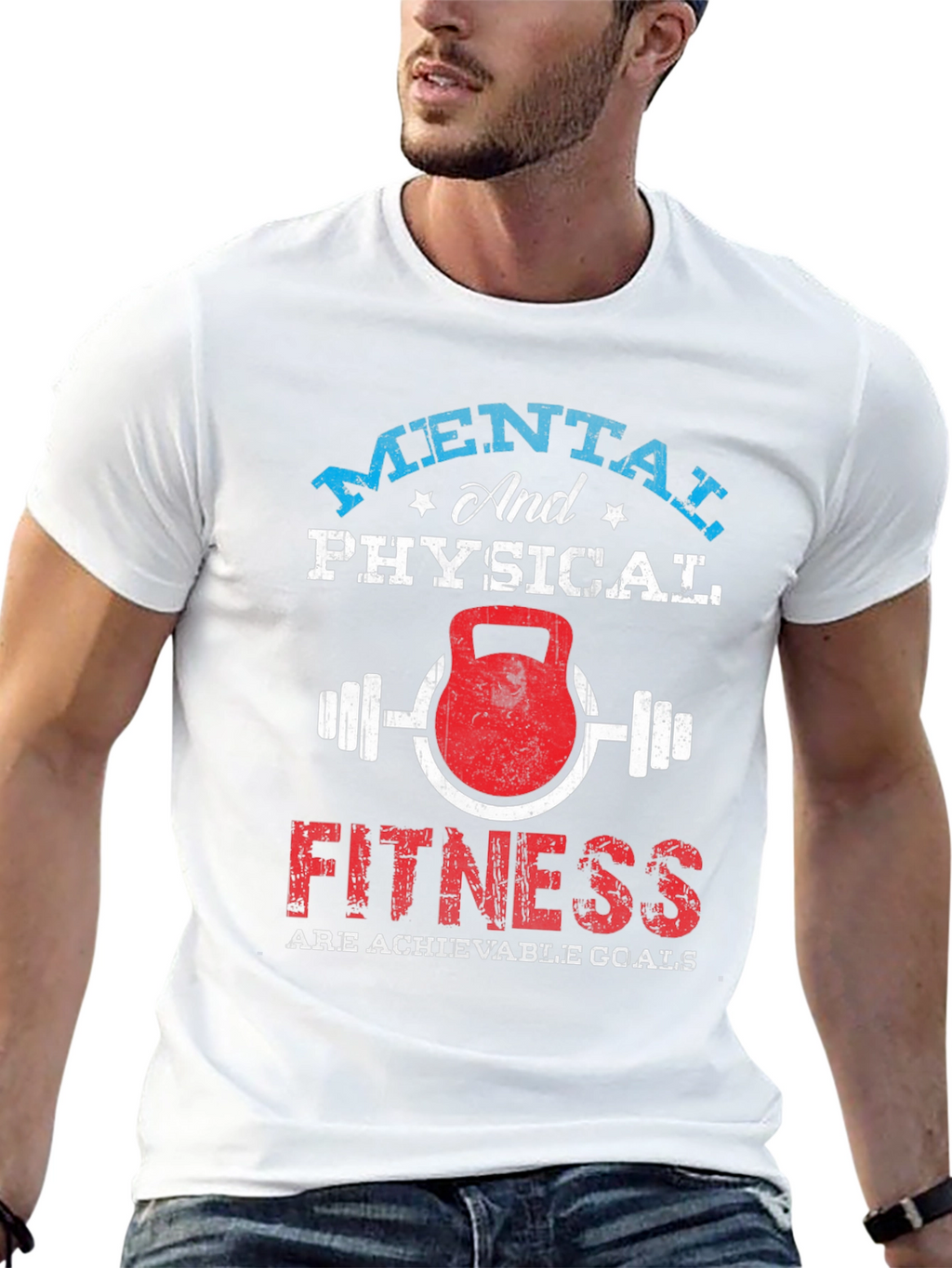 Mental & Physical Fitness Graphic T-Shirt