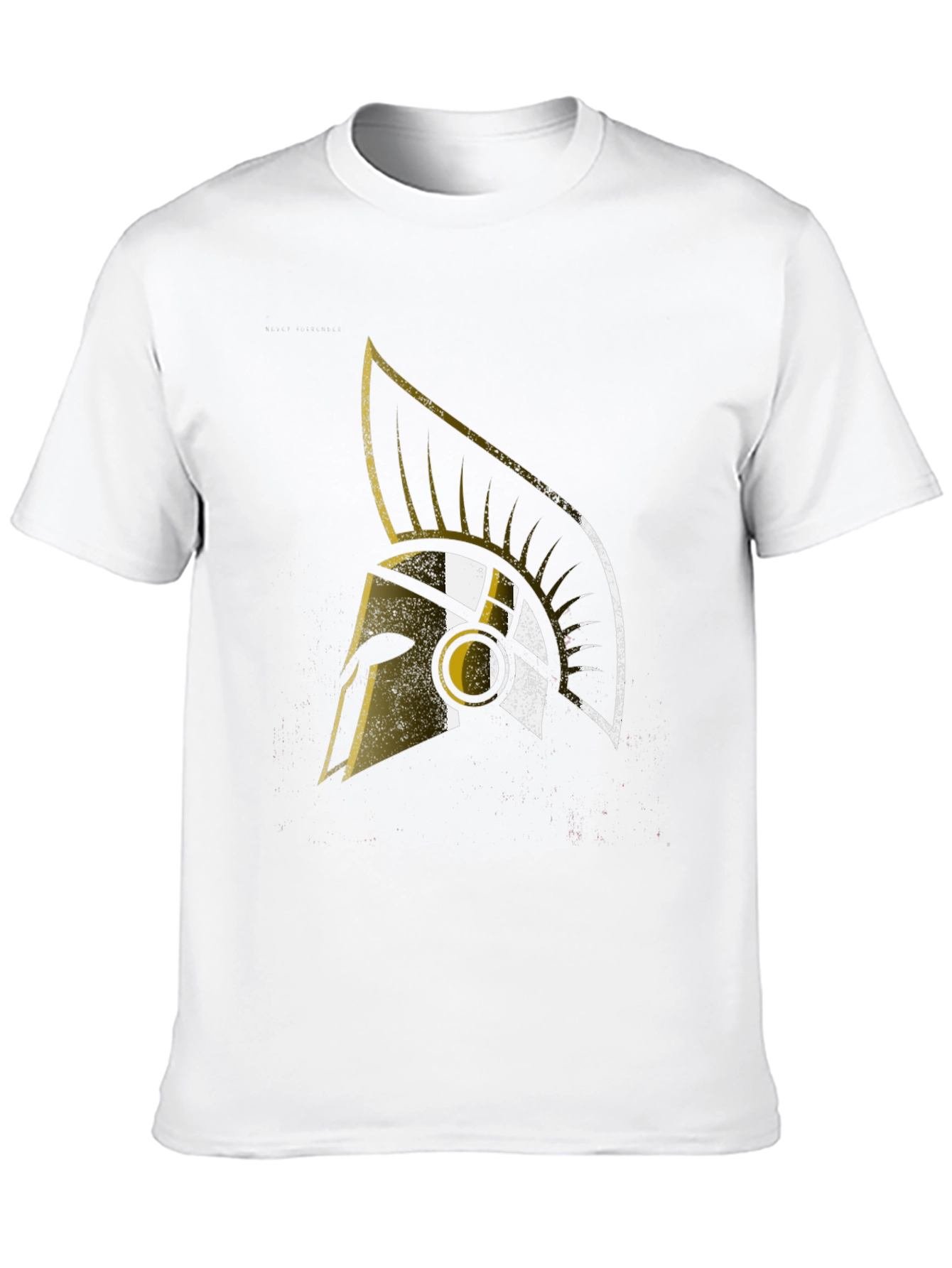Spartan Helmet Graphic T-Shirt - Black Cotton Tee