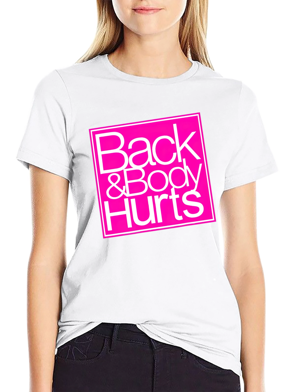 Back & Body Hurts Graphic Tee - Black