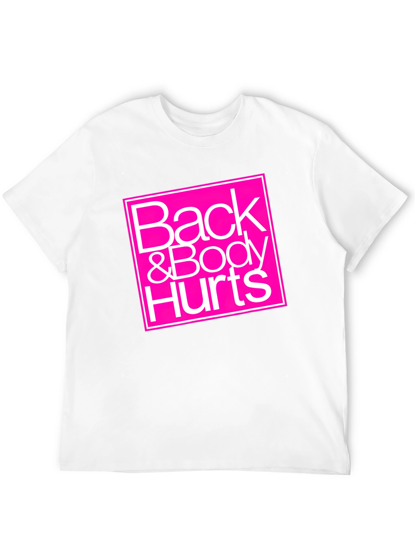 Back & Body Hurts Graphic Tee - Black