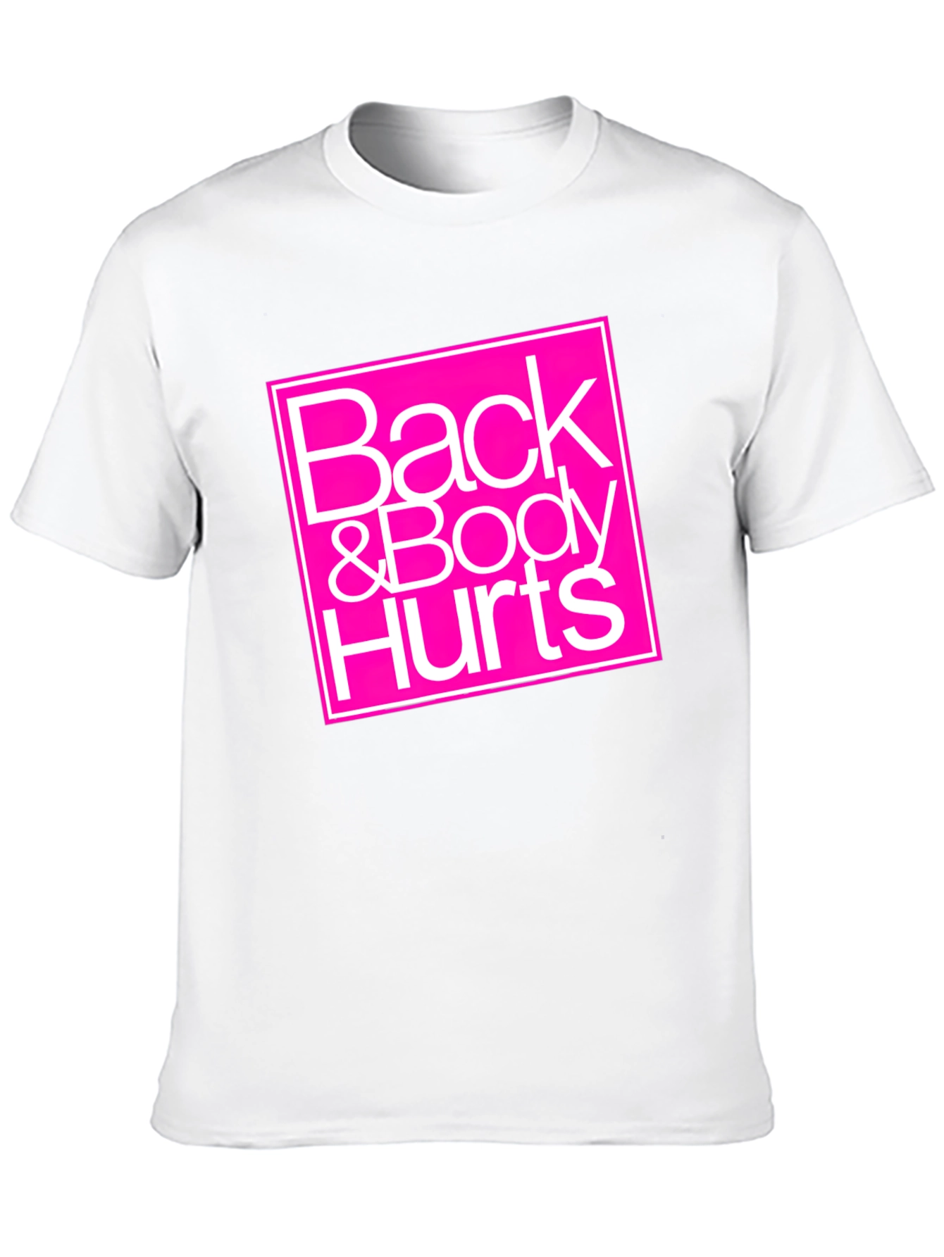 Back & Body Hurts Graphic Tee - Black