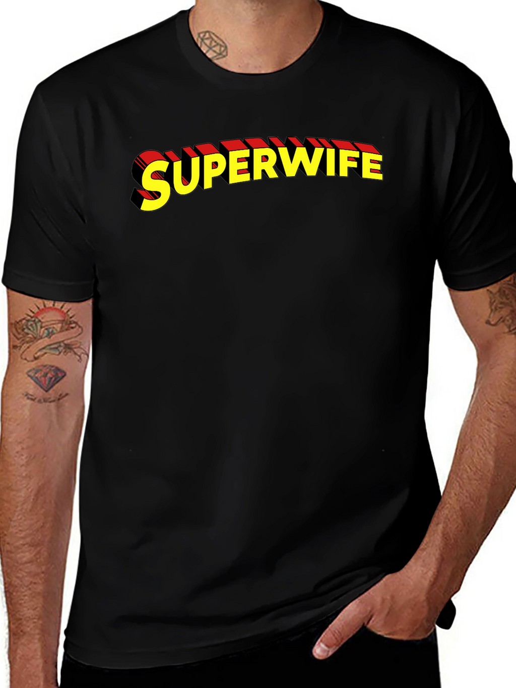 Superwife Graphic T-Shirt - Novelty Tee
