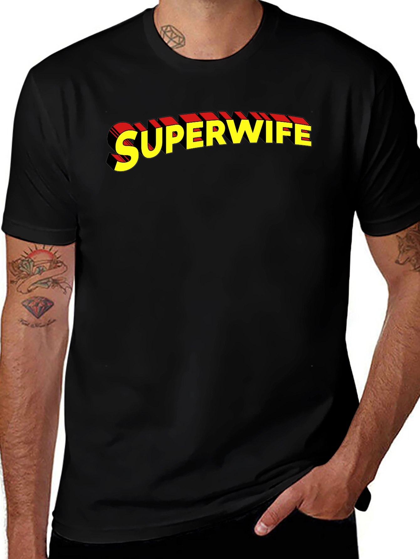 Superwife Graphic T-Shirt - Novelty Tee