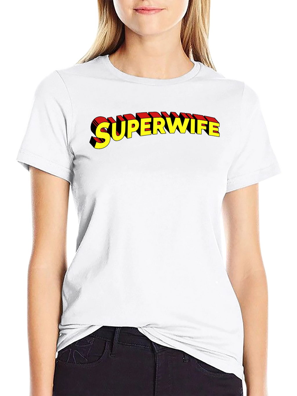 Superwife Graphic T-Shirt - Novelty Tee