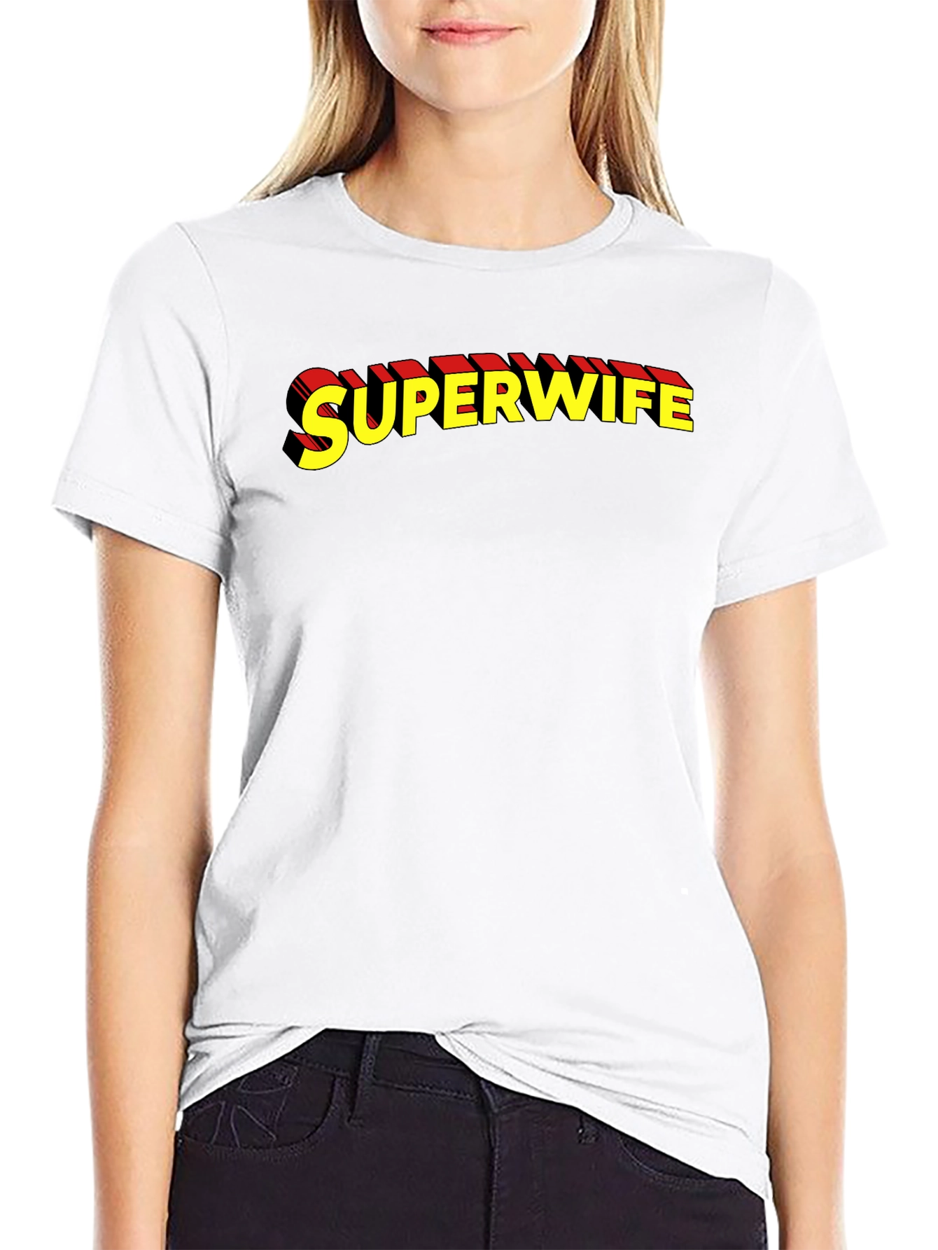 Superwife Graphic T-Shirt - Novelty Tee