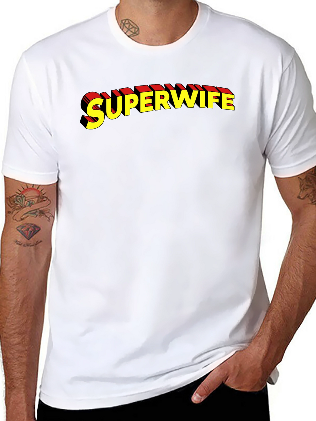 Superwife Graphic T-Shirt - Novelty Tee