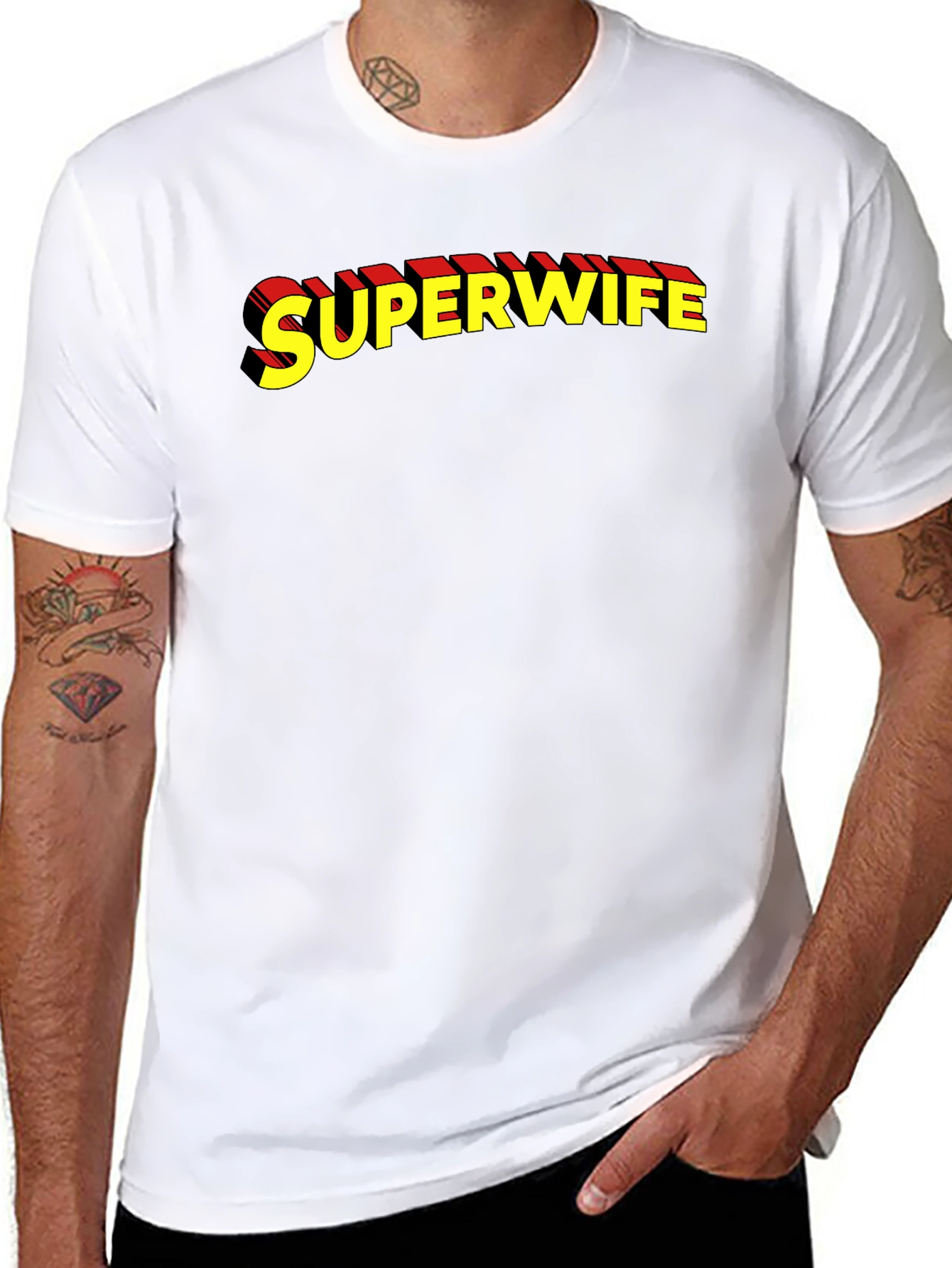 Superwife Graphic T-Shirt - Novelty Tee
