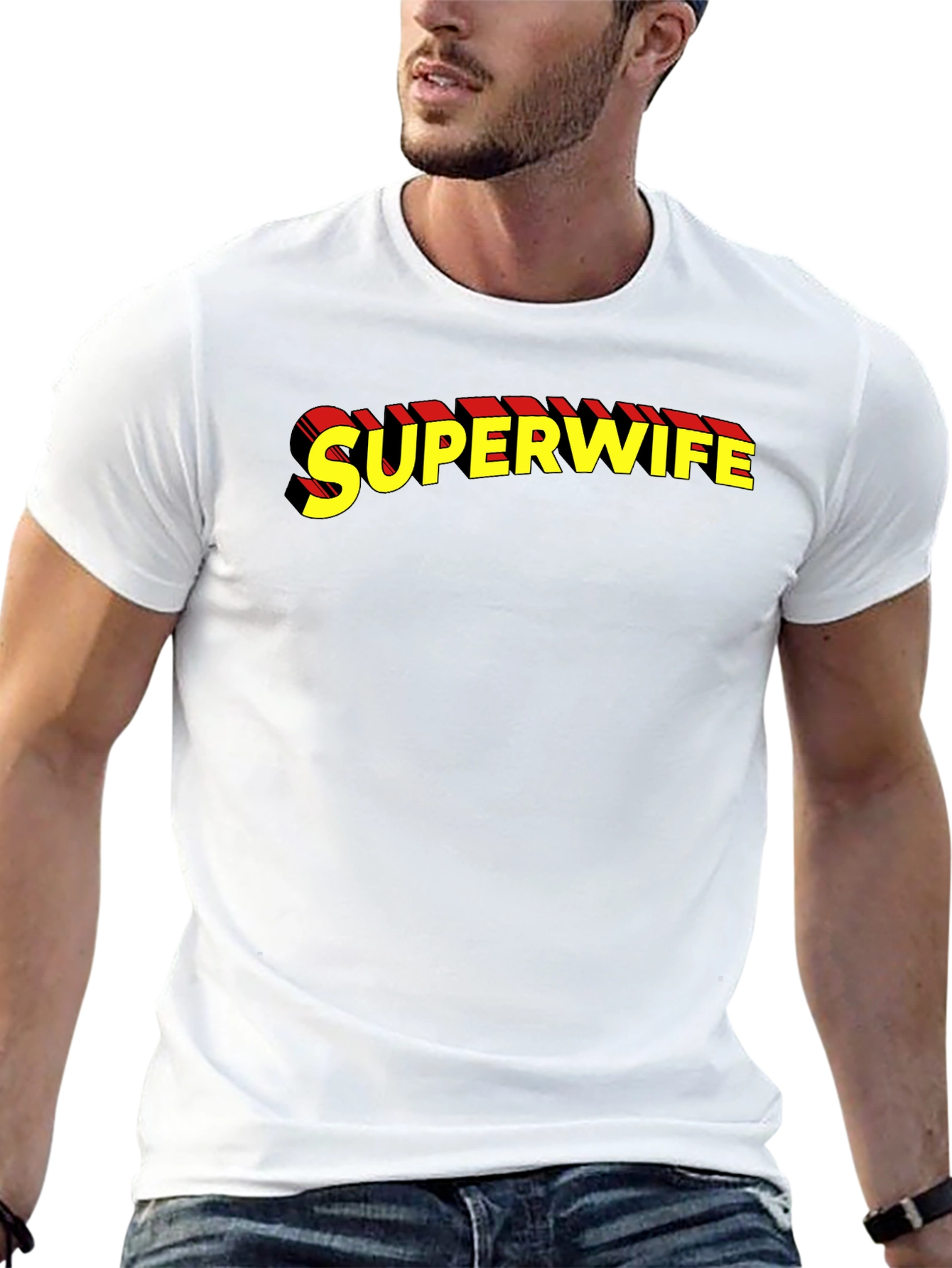 Superwife Graphic T-Shirt - Novelty Tee