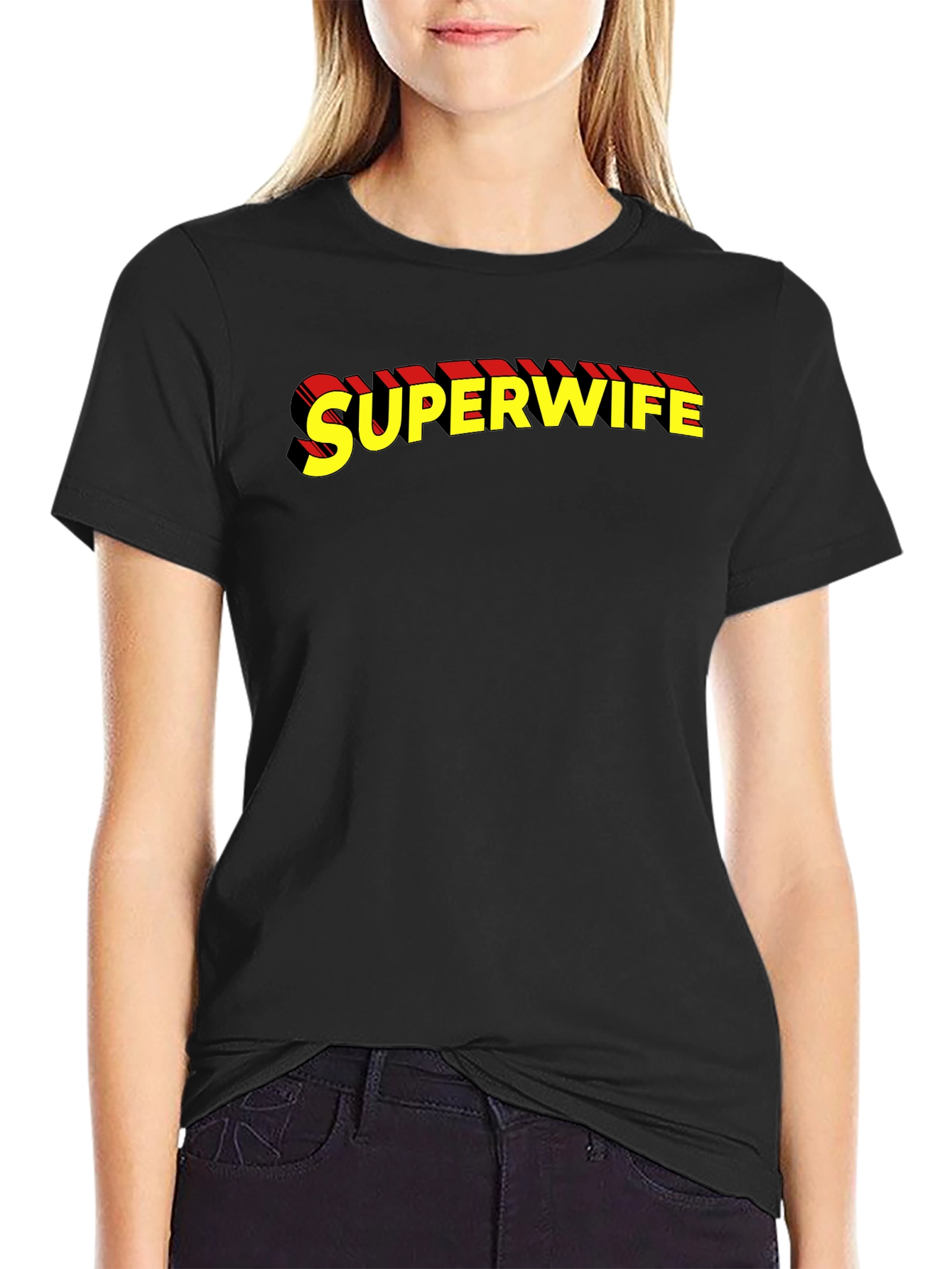 Superwife Graphic T-Shirt - Novelty Tee